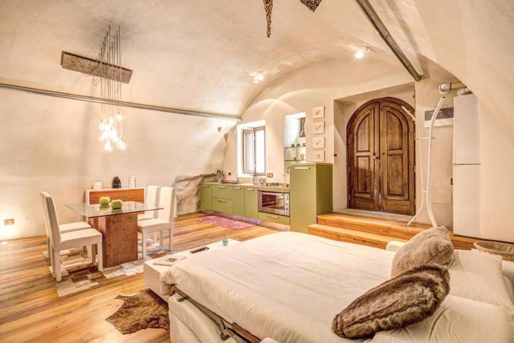 Loft Di Design Esclusivo Apartment Rocca di Mezzo Bagian luar foto